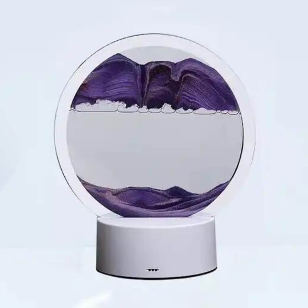 Colourful Sand Art Table Lamp for Home Decor and Night Lighting