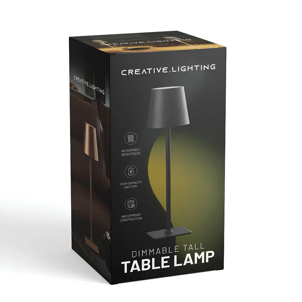 Dimmable Touch Rechargeable Table Lamp for Indoor & Outdoor Use