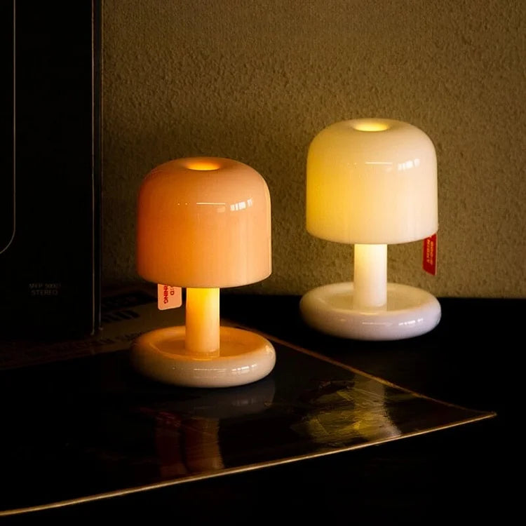 Rechargeable Mini Sunset Lamp - Portable Cordless Table Light