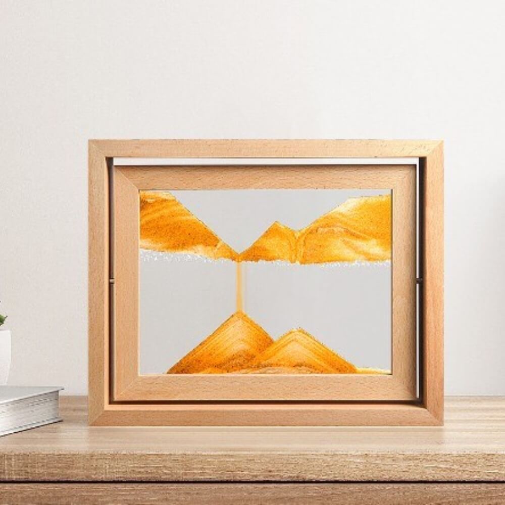 Natural Wood Sand Art Kit - Creative DIY Home Decor for Kids