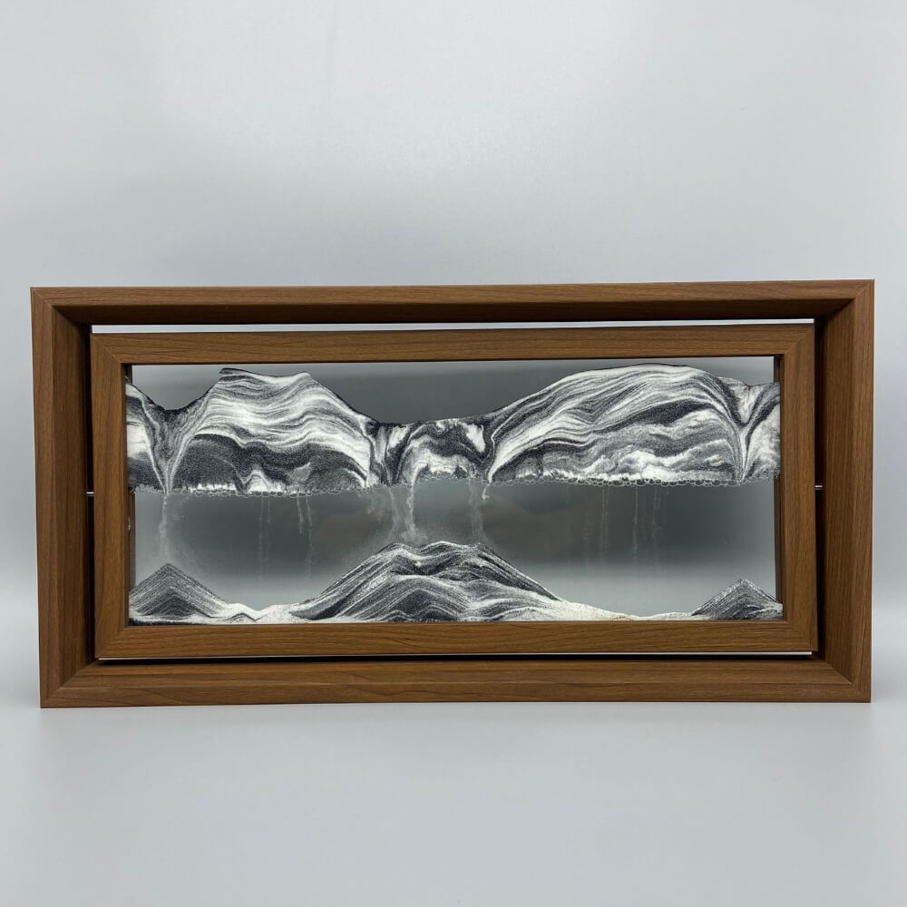 Natural Wood Sand Art Kit - Creative DIY Home Decor for Kids