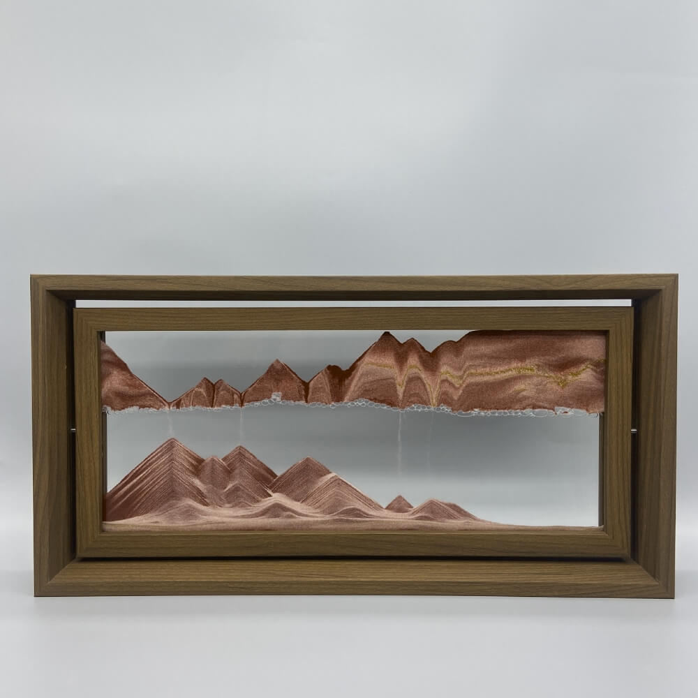 Natural Wood Sand Art Kit - Creative DIY Home Decor for Kids