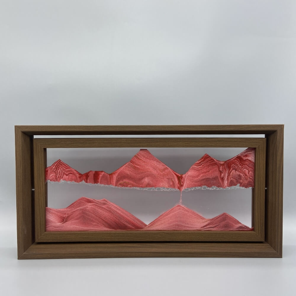 Natural Wood Sand Art Kit - Creative DIY Home Decor for Kids