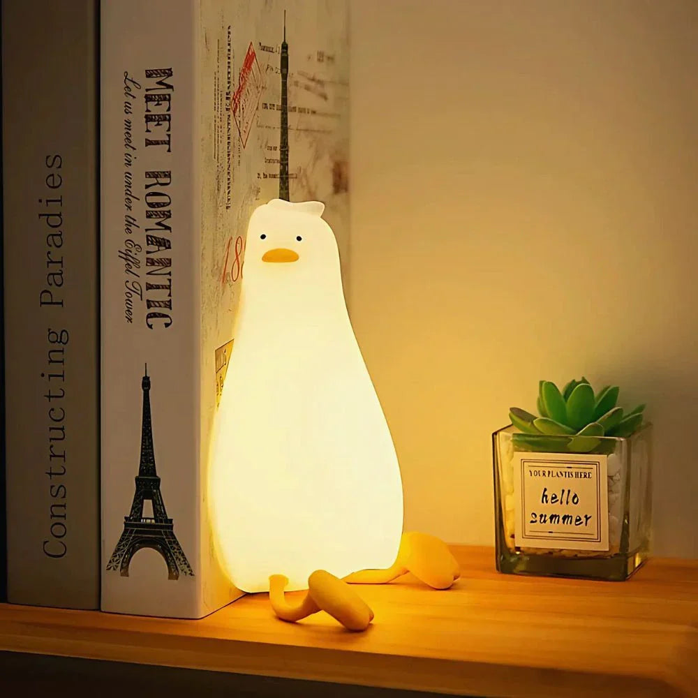 Touch Control Bedside Table Lamp - Cute Night Light for Bedroom