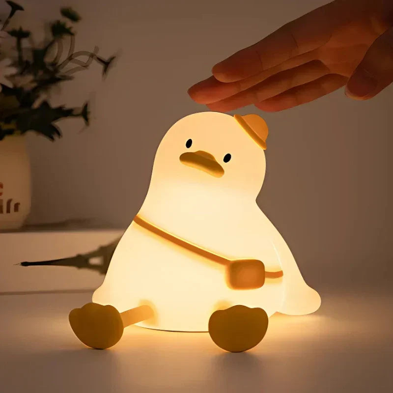 Touch Control Bedside Table Lamp - Cute Night Light for Bedroom