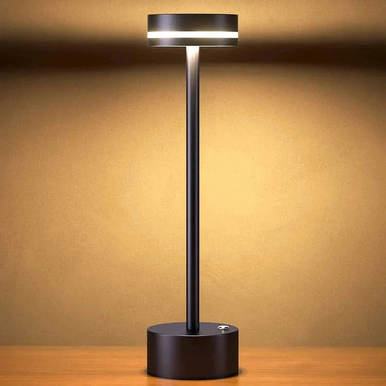 Rechargeable LED Table Lamp - Modern Cordless Aluminum Design