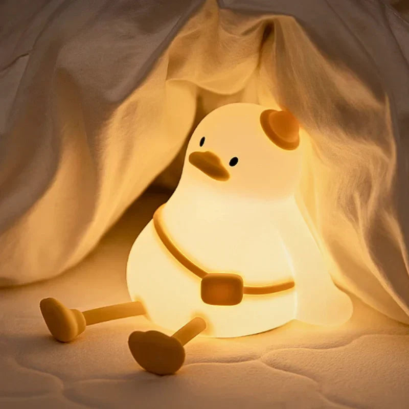 Touch Control Bedside Table Lamp - Cute Night Light for Bedroom
