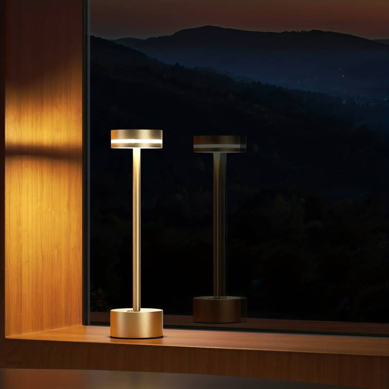 Portable Rechargeable LED Table Lamp - Cordless Modern Design