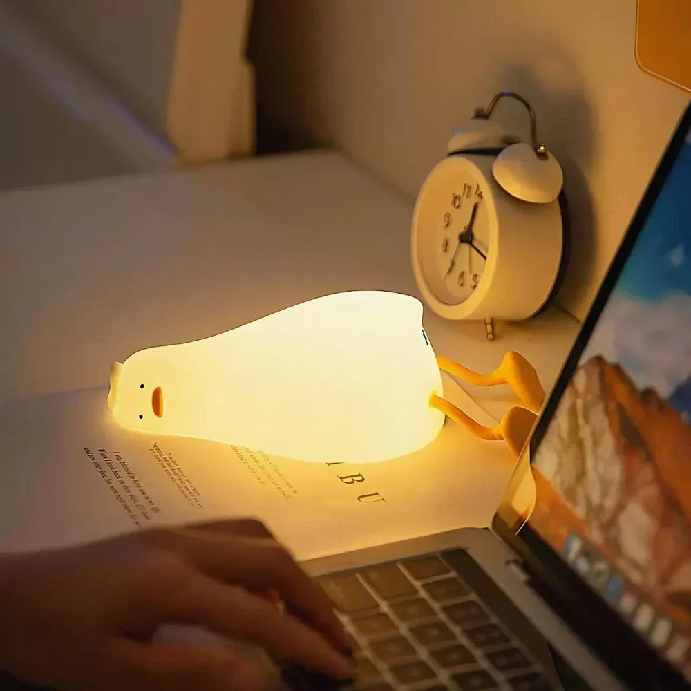 Touch Control Bedside Table Lamp - Cute Night Light for Bedroom