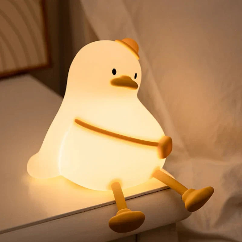 Touch Control Bedside Table Lamp - Cute Night Light for Bedroom