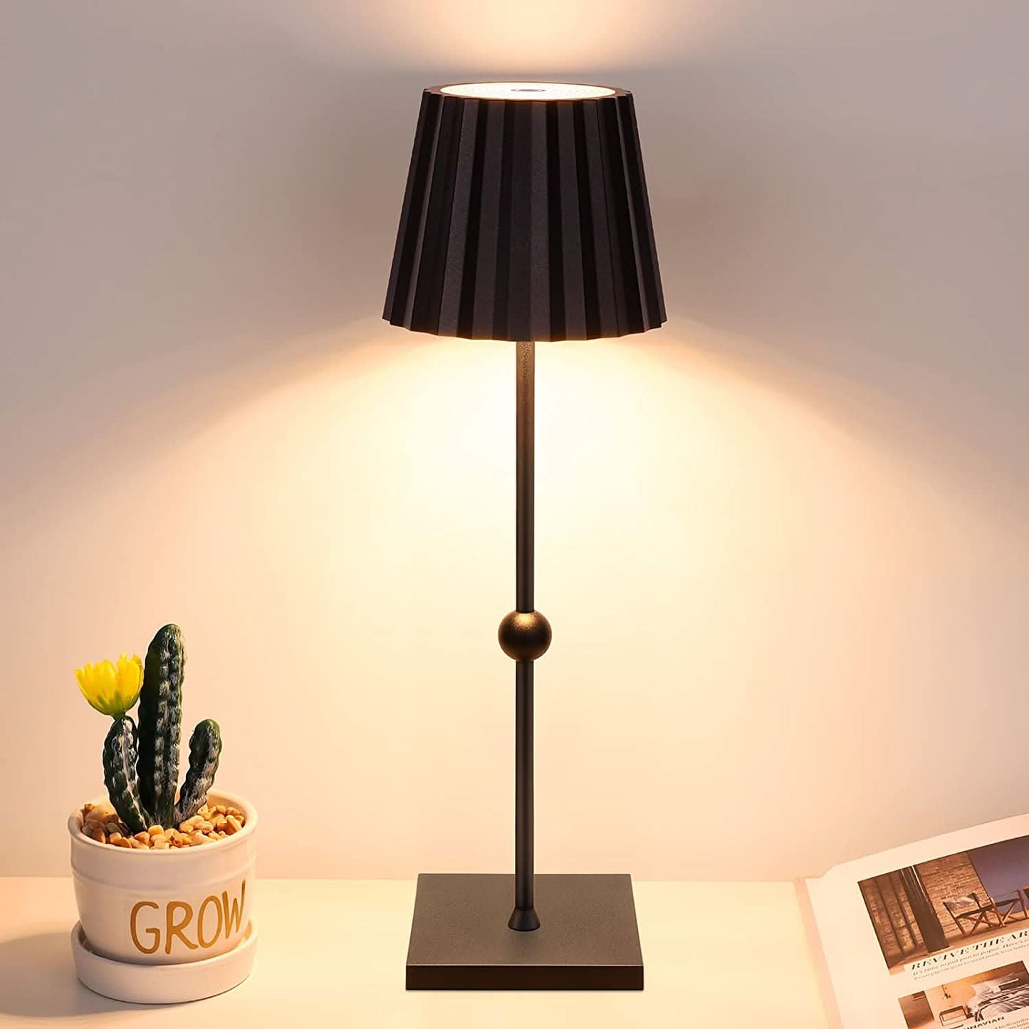 Dimmable LED Table Lamp with Touch Control and Adjustable Brightness