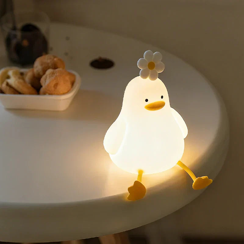 Touch Control Bedside Table Lamp - Cute Night Light for Bedroom