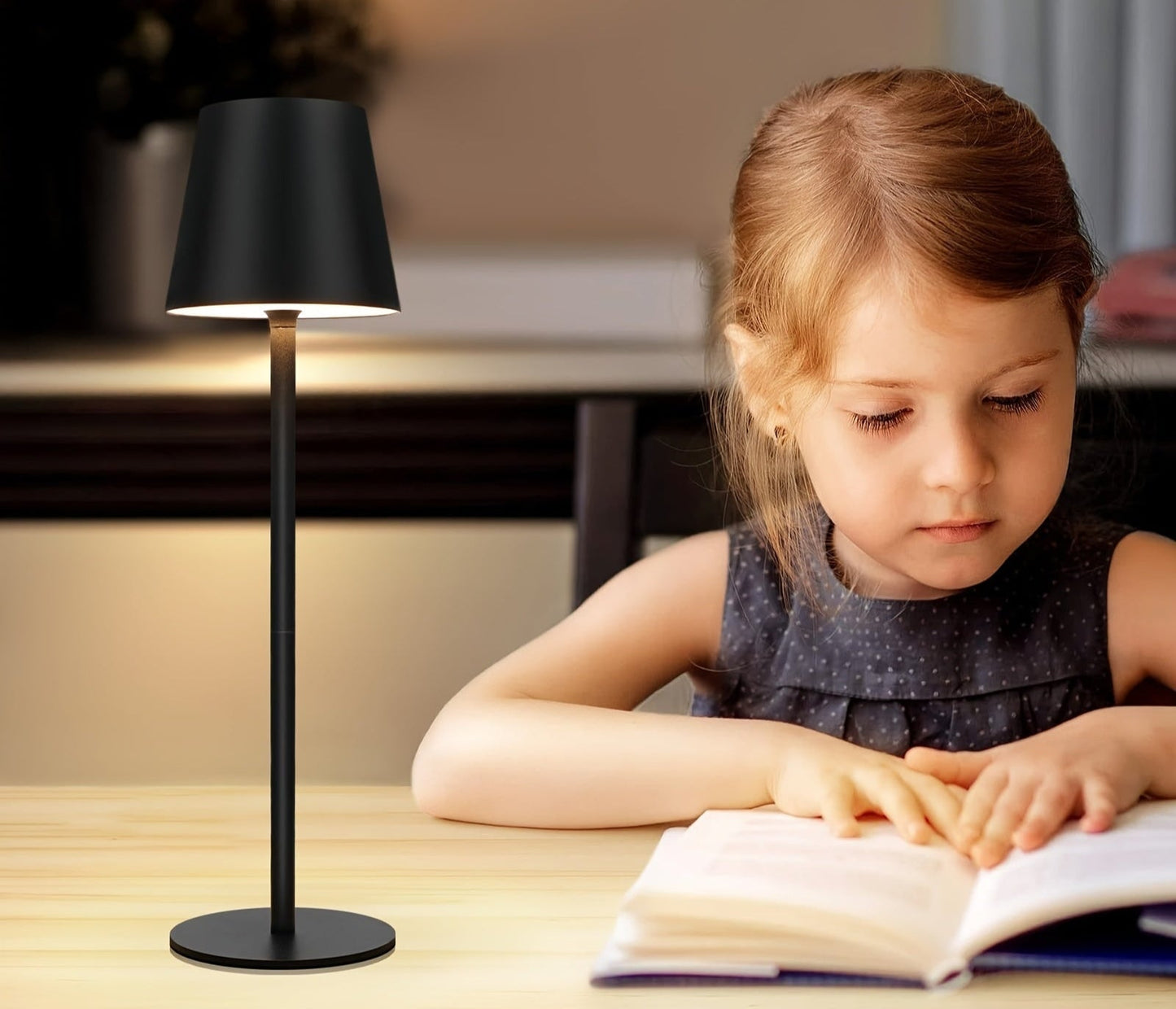 2 Pack Rechargeable Touch Control Wireless LED Table Lamps