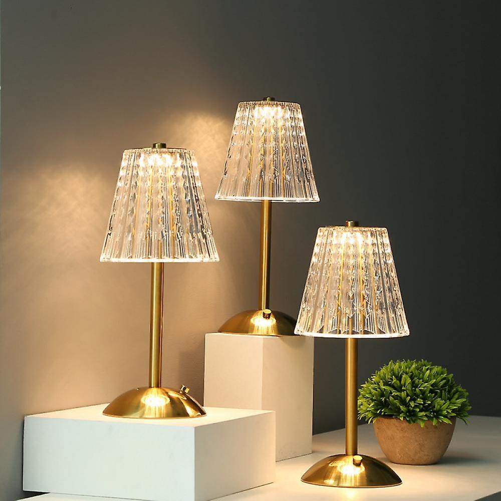 Decorative Crystal Table Lamp with Sparkling Shade for Home Lighting