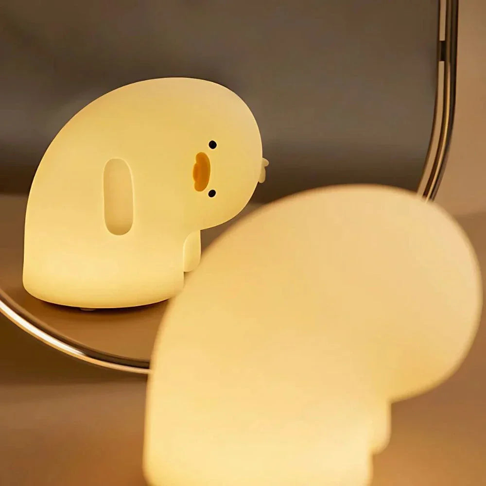 Touch Control Bedside Table Lamp - Cute Night Light for Bedroom