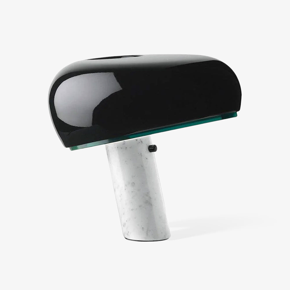 Elegant Marble Table Lamp for Bedroom, Living Room & Office Lighting