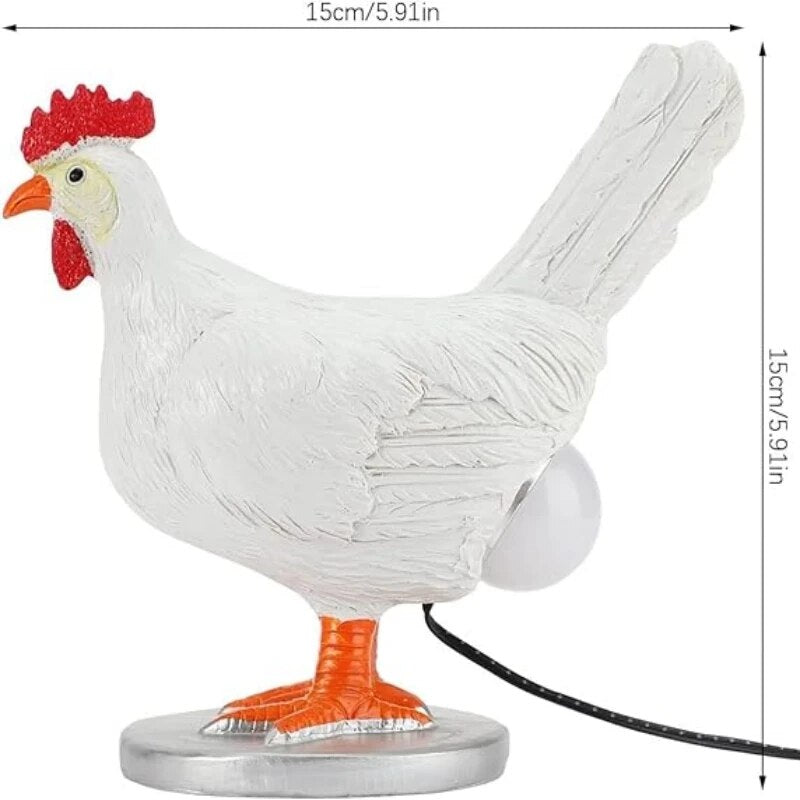 Novelty Chicken LED Table Lamp for Living Room Decor
