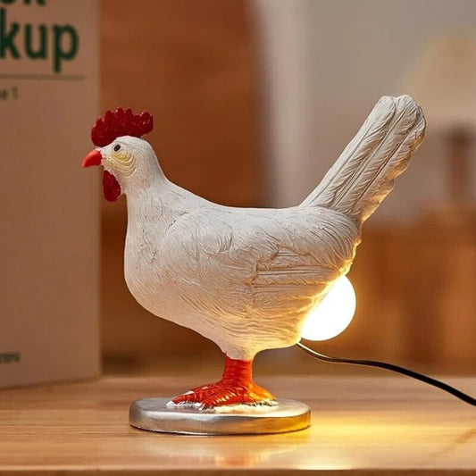 Novelty Chicken LED Table Lamp for Living Room Decor
