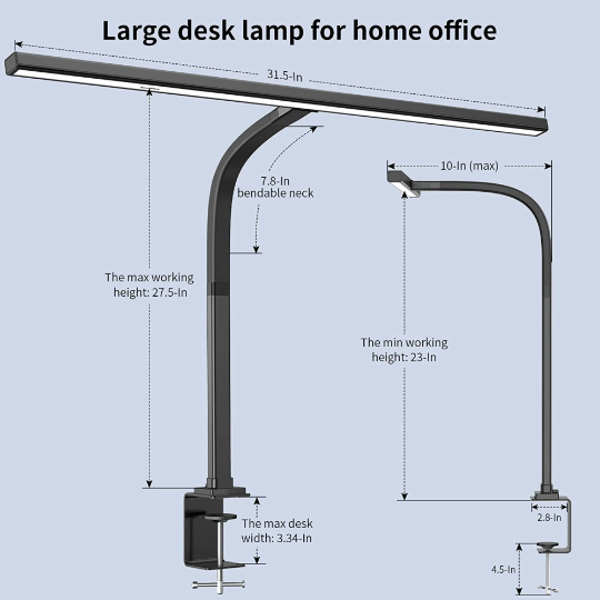 Modern Adjustable Architect Desk Lamp for Home Office Lighting