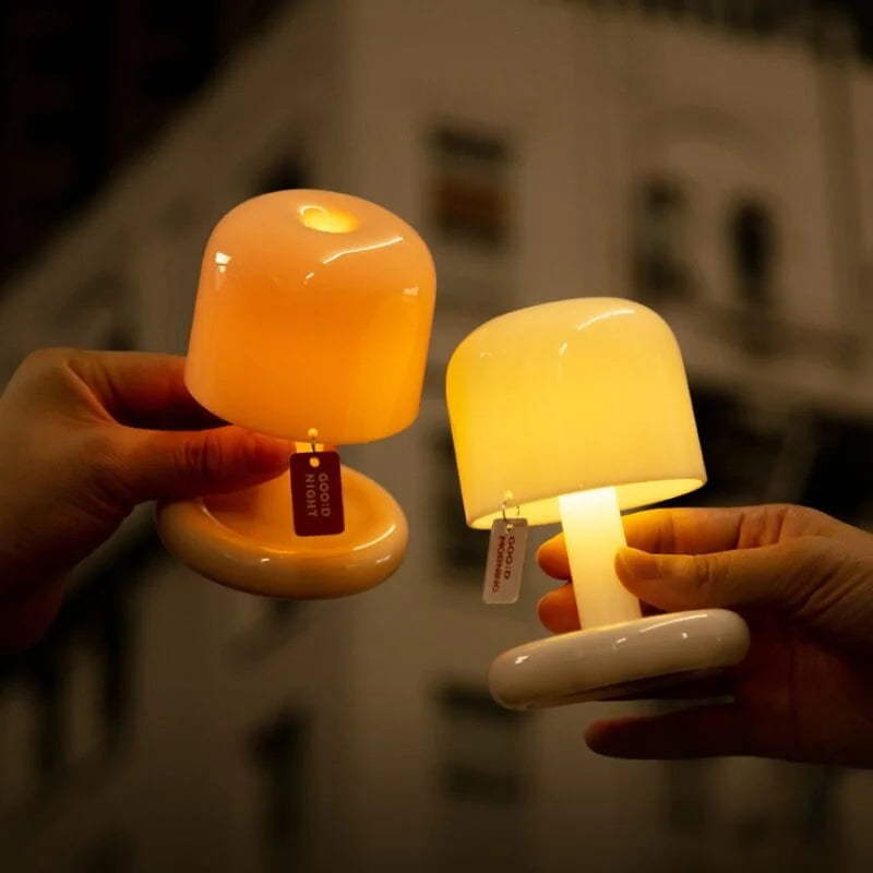 Rechargeable Mini Sunset Lamp - Portable Cordless Table Light