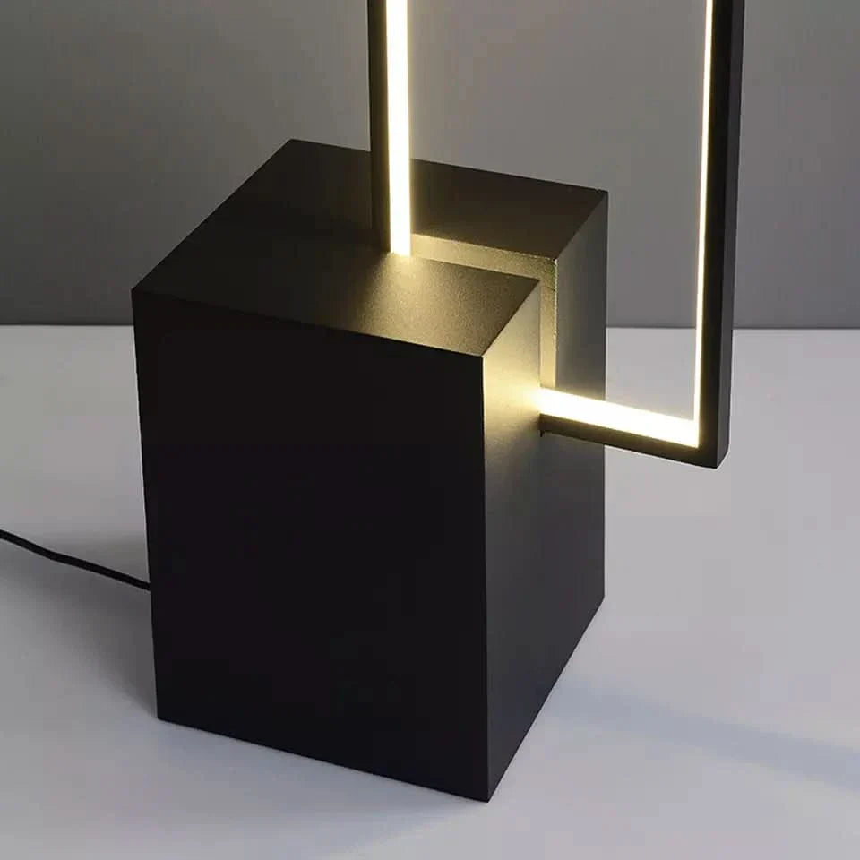 Modern Rectangular Floor Lamp for Living Room & Bedroom Lighting