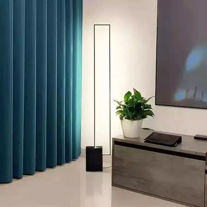 Modern Rectangular Floor Lamp for Living Room & Bedroom Lighting