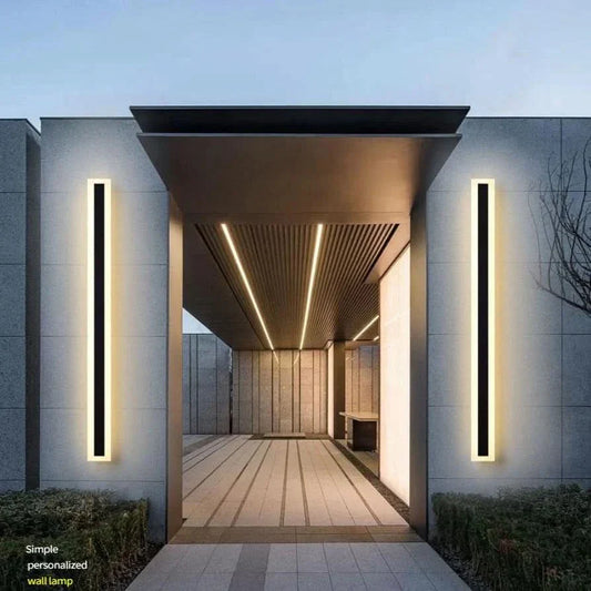Outdoor Waterproof LED Wall Light - Minimalist Design, IP65 Rated
