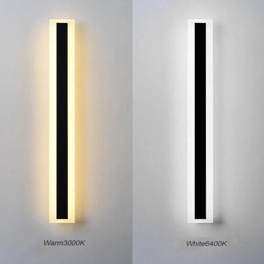 Outdoor Waterproof LED Wall Light - Minimalist Design, IP65 Rated