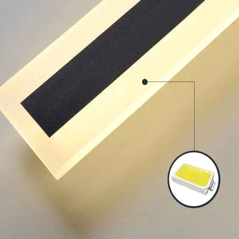 Outdoor Waterproof LED Wall Light - Minimalist Design, IP65 Rated