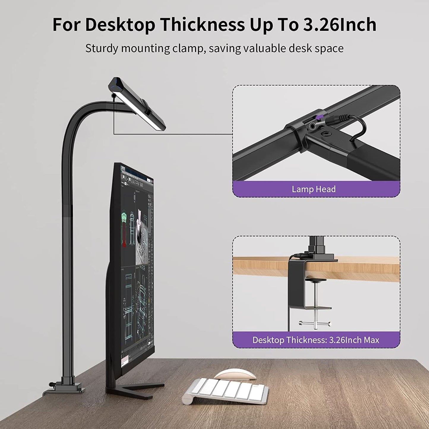 Modern Architect Desk Lamp with Adjustable Arm for Home Office