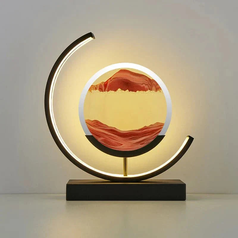 Elegant Sand Table Lamp for Living Room, Bedroom & Home Decor