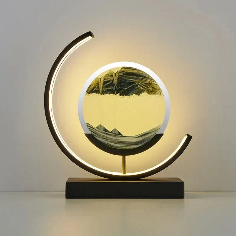 Elegant Sand Table Lamp for Living Room, Bedroom & Home Decor