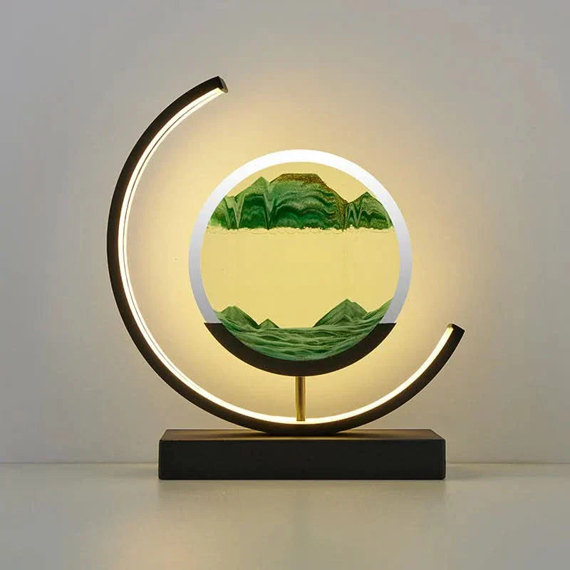 Elegant Sand Table Lamp for Living Room, Bedroom & Home Decor