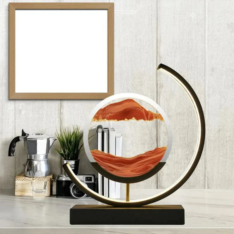 Elegant Sand Table Lamp for Living Room, Bedroom & Home Decor