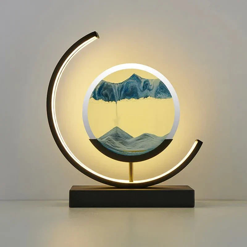 Elegant Sand Table Lamp for Living Room, Bedroom & Home Decor