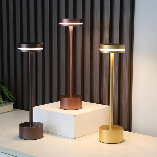 Portable Rechargeable LED Table Lamp - Cordless Modern Design