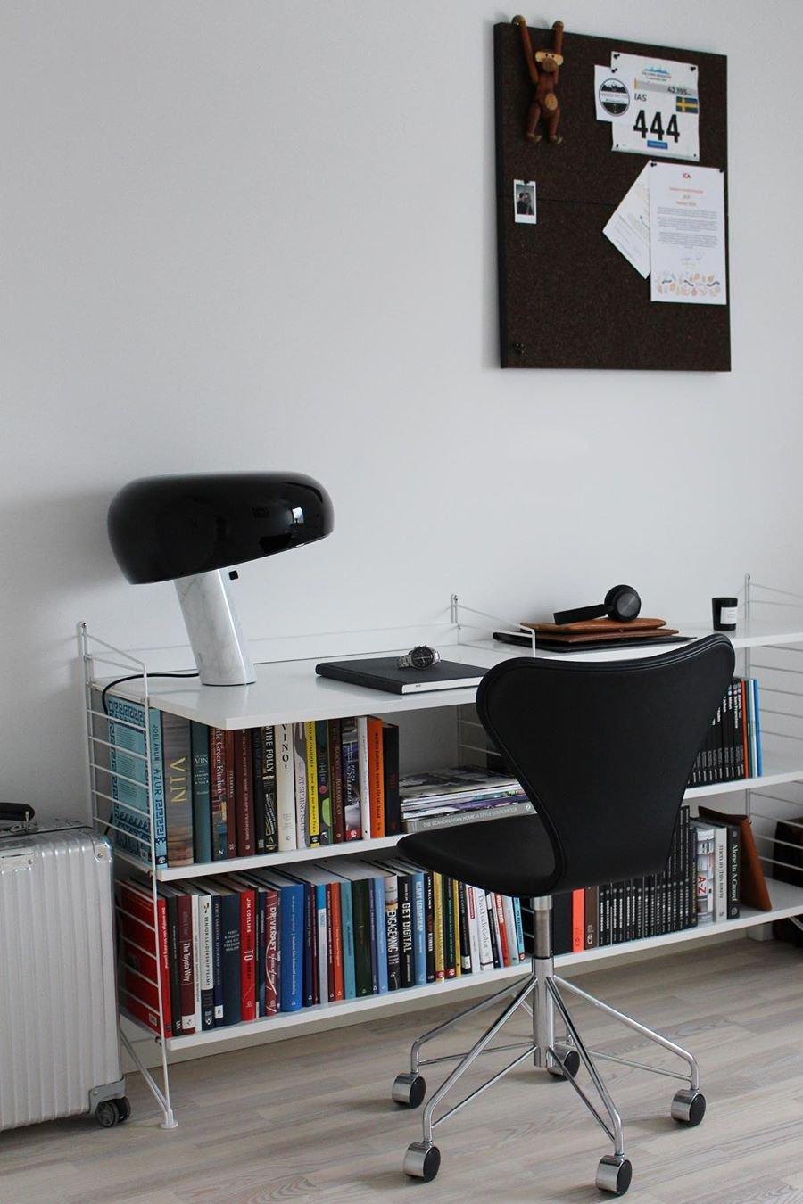 Elegant Marble Table Lamp for Bedroom, Living Room & Office Lighting