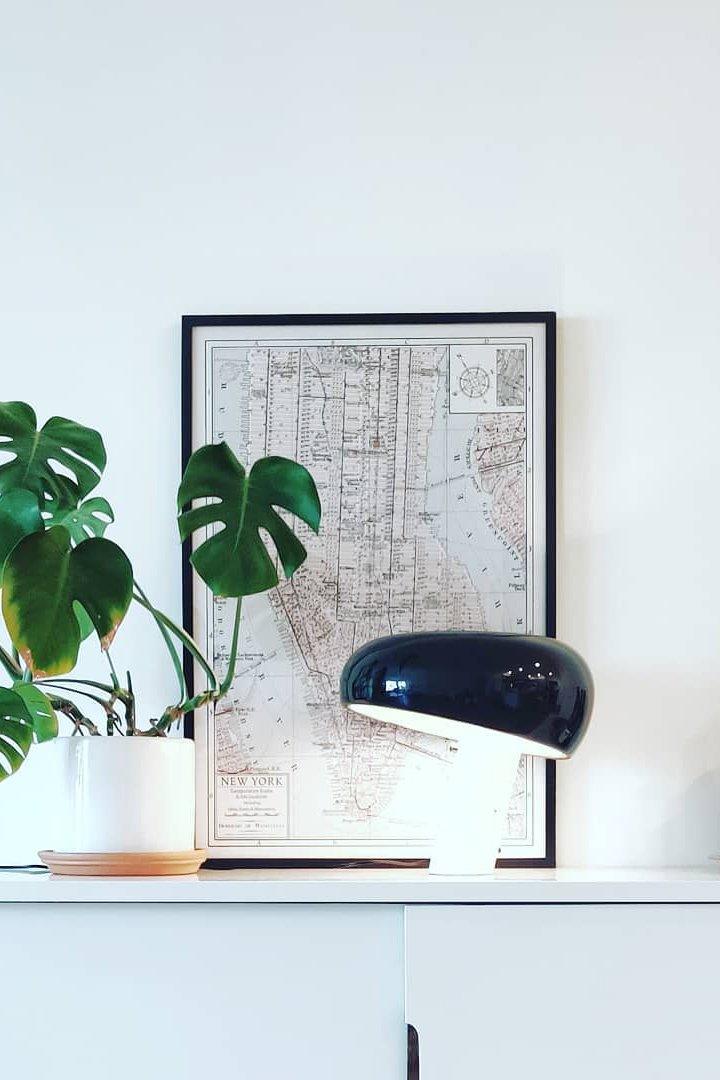 Elegant Marble Table Lamp for Bedroom, Living Room & Office Lighting