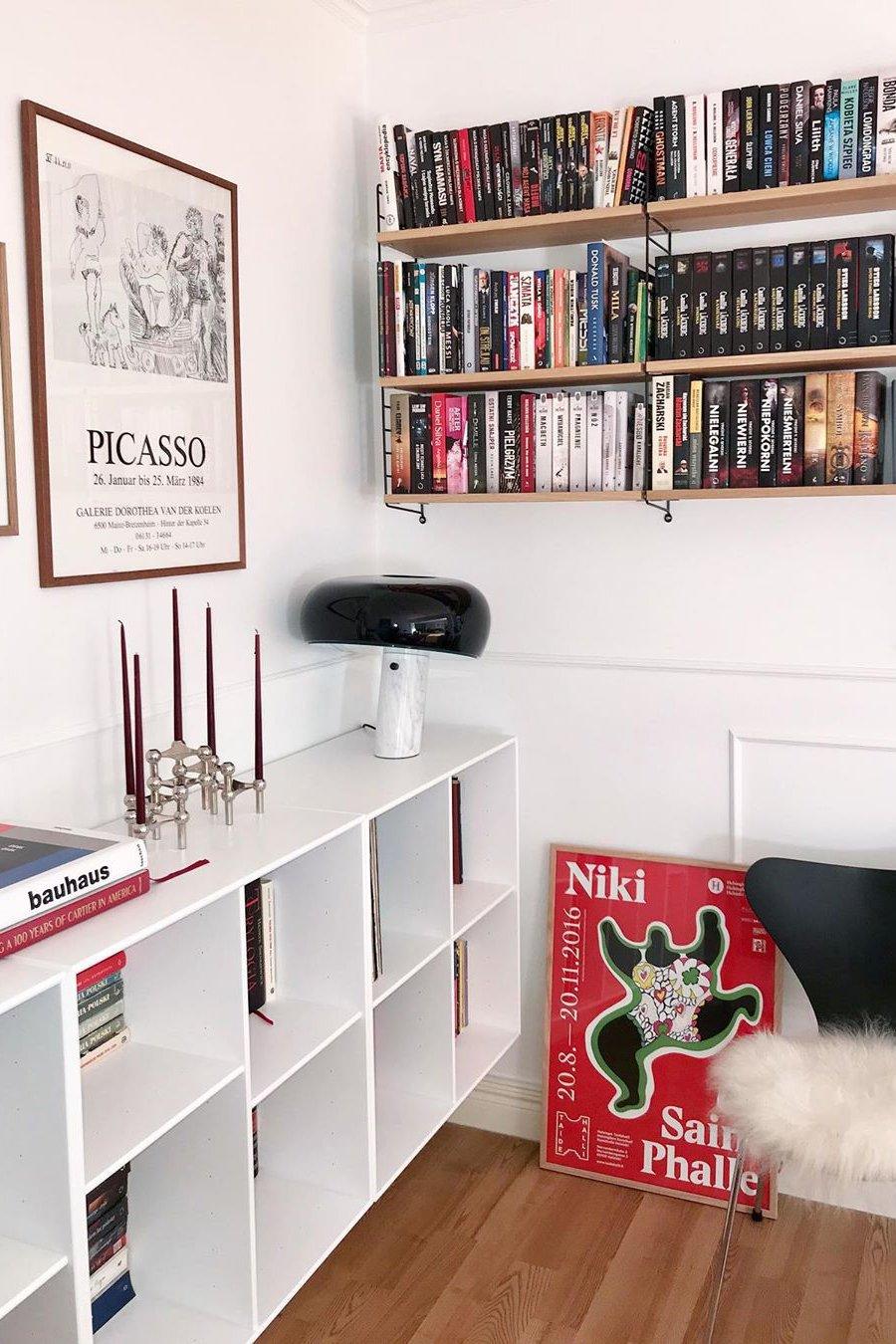 Elegant Marble Table Lamp for Bedroom, Living Room & Office Lighting