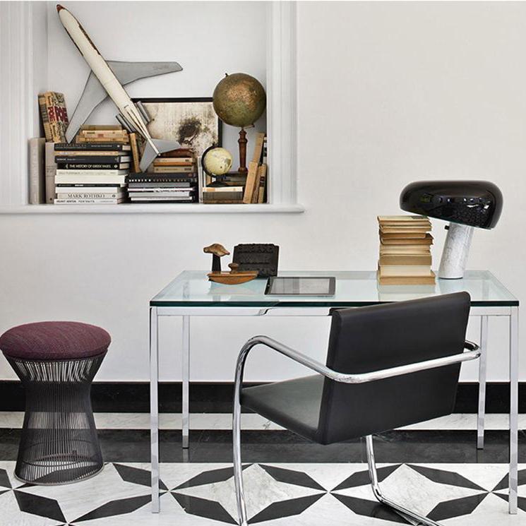 Elegant Marble Table Lamp for Bedroom, Living Room & Office Lighting