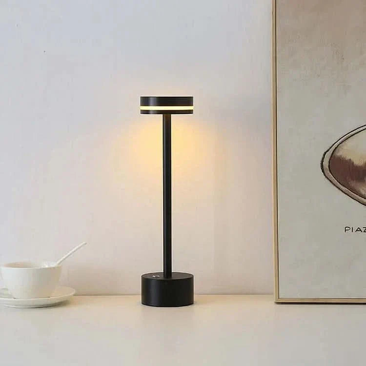 Rechargeable LED Table Lamp - Modern Cordless Aluminum Design