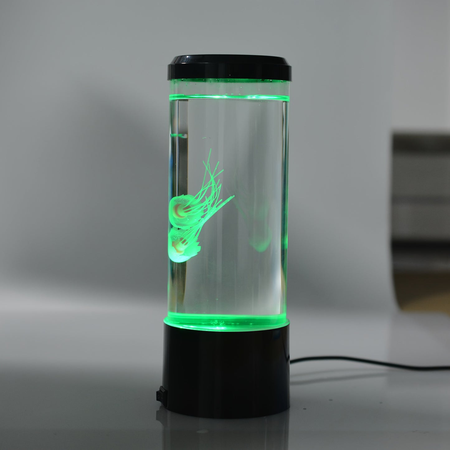 Colorful LED Lava Lamp with Jellyfish Effect - USB Table Light