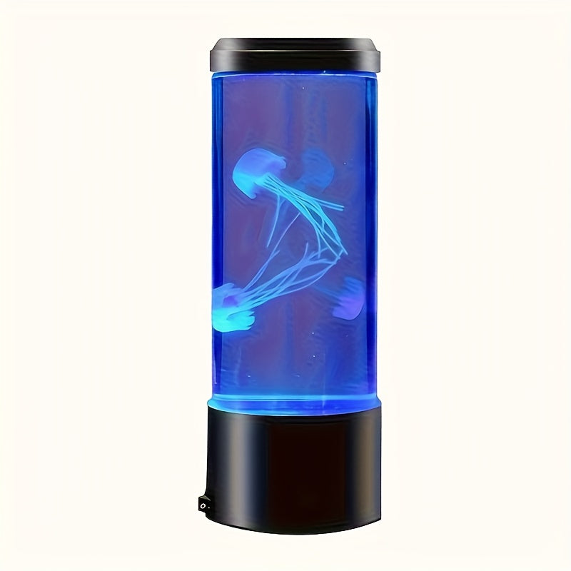 Colorful LED Lava Lamp with Jellyfish Effect - USB Table Light