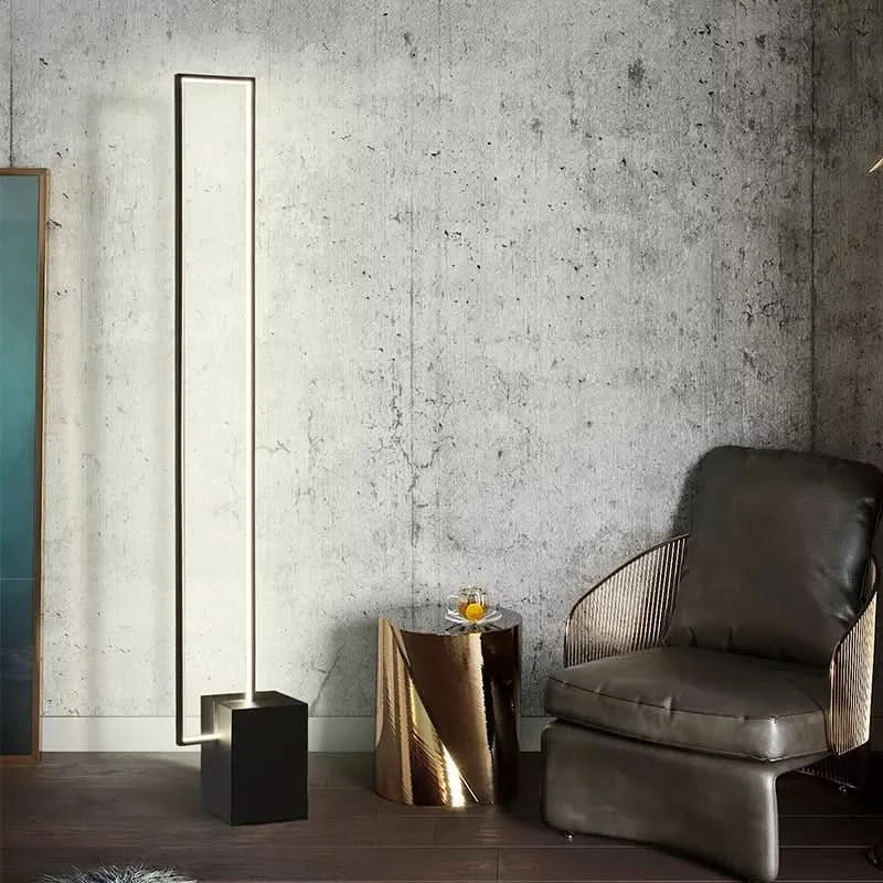 Modern Rectangular Floor Lamp for Living Room & Bedroom Lighting
