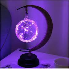 Moon Table Lamp for Living Room - Stylish Night Light & Home Decor