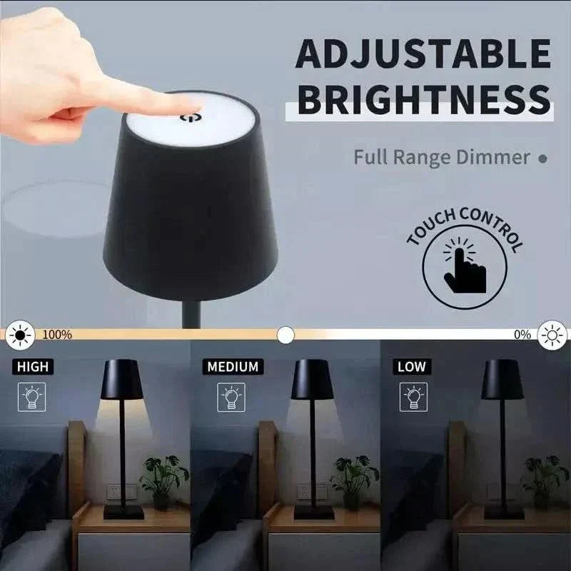 Cordless Table Lamp | Rechargeable LED Light for Home & Office
