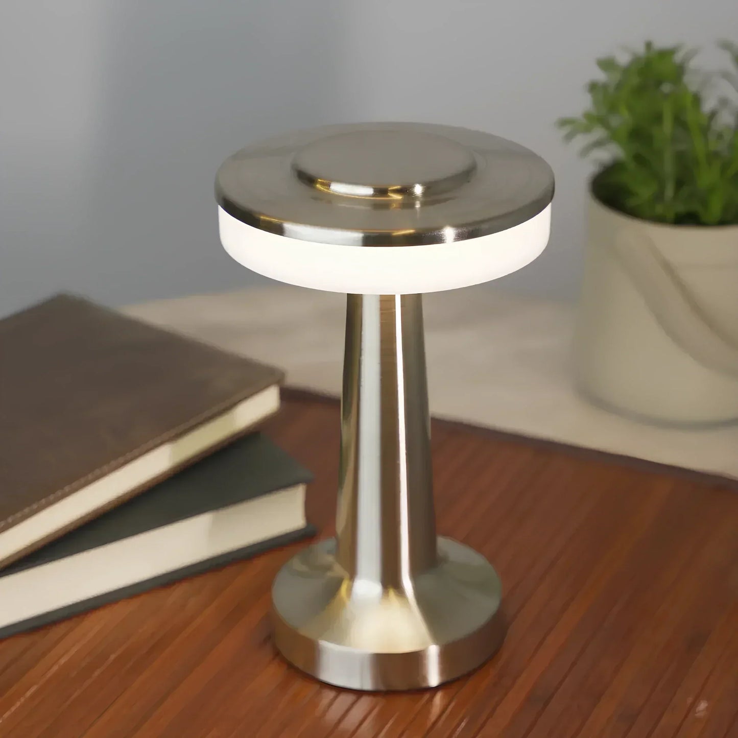 Rechargeable Touch-Control Retro Wireless Table Lamp - Mood Light