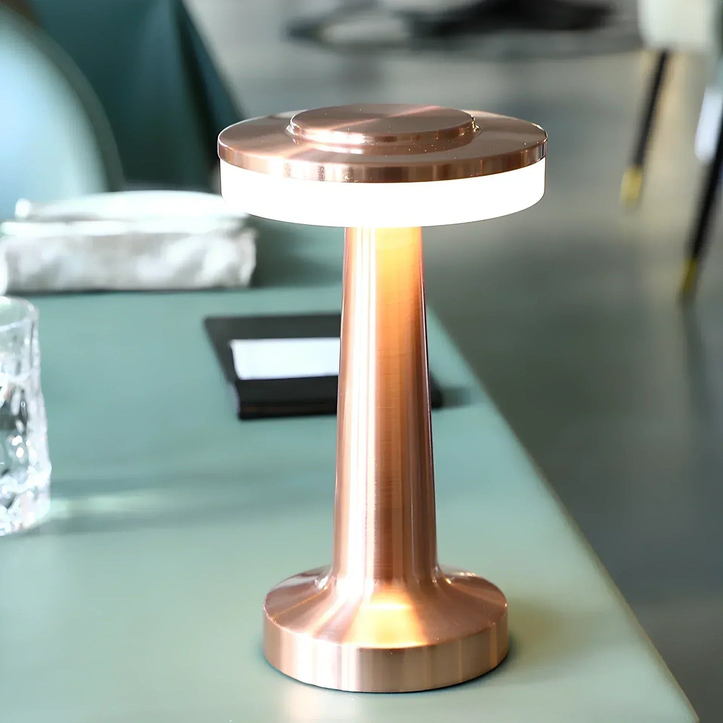 Rechargeable Touch-Control Retro Wireless Table Lamp - Mood Light