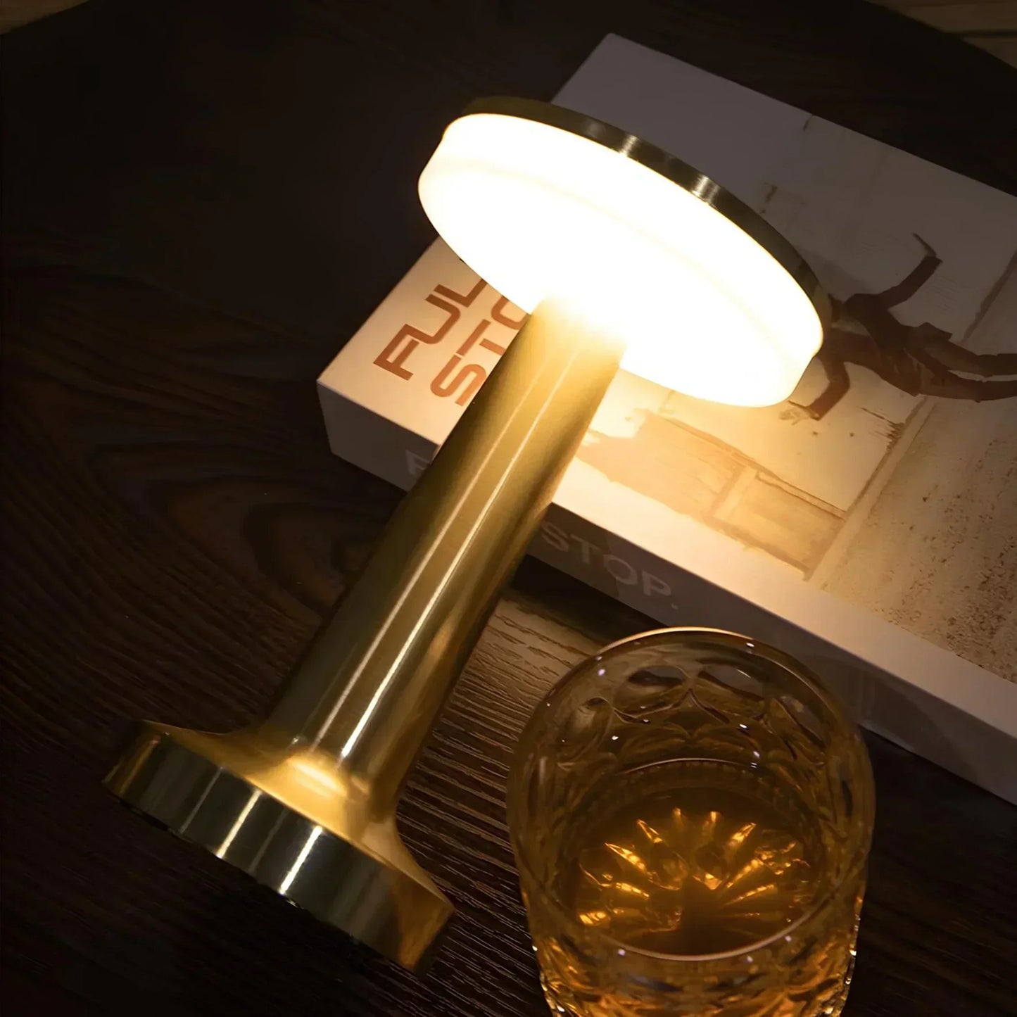 Rechargeable Touch-Control Retro Wireless Table Lamp - Mood Light