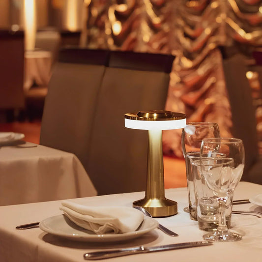 Rechargeable Touch-Control Retro Wireless Table Lamp - Mood Light